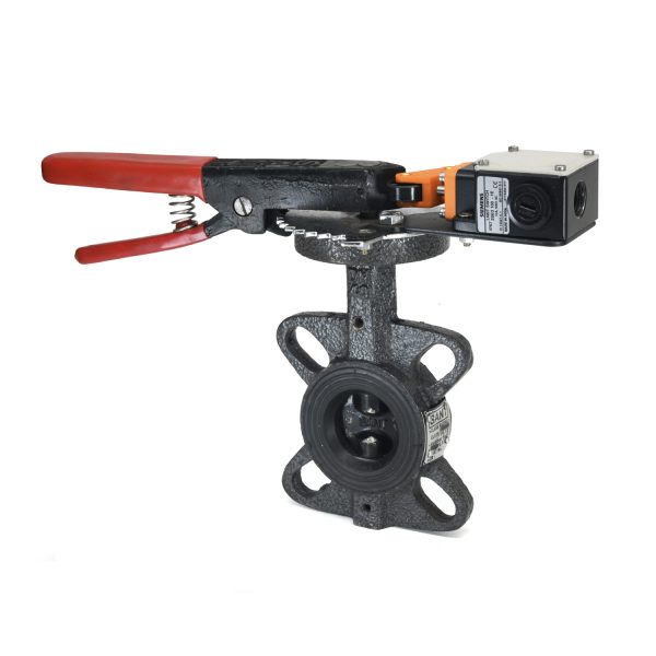 CIBFL - C.I. Butterfly Valve with Limit Switch