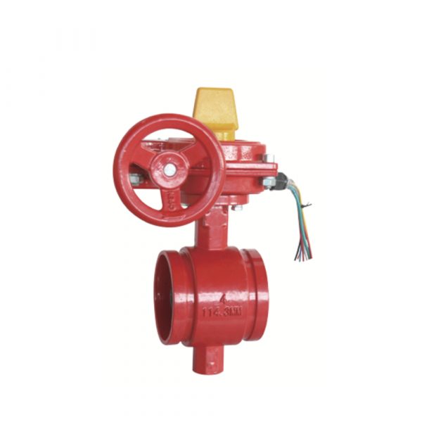 Grooved Butterfly Valve with Tamper Switch