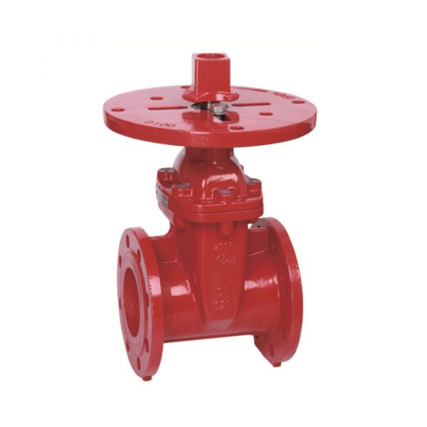 BS Flanged Resilient NRS Gate Valve, with Post Flange